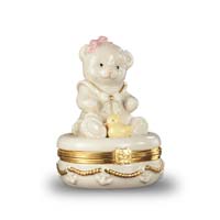 Sailor Girl Teddy Bear Treasure Box - Lenox Classics 6114813