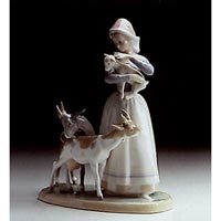 Shepherdess with Goats - Lladro 01001001