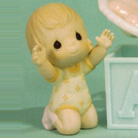 Mini Baby Boy Kneeling - Precious Moments 119917