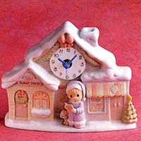 Sugar Town - Village Town Square Clock - Precious Moments 532908