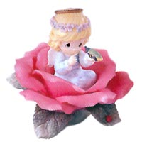 Love Angel and Rose Figurine - Precious Moments 634832