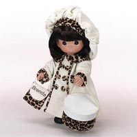 I Love to Spot A Bargain - Brunette - Precious Moments Co. Dolls 4284