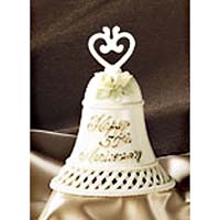 50Th Anniversary Porcelain Bell - Roman, Inc. Gifts 42652