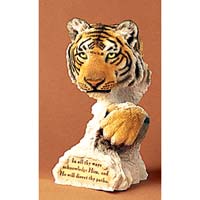 Tiger Head On Base - Roman, Inc. Gifts 44736