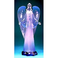 Lighted Blue Angel - Roman, Inc. Gifts 67686