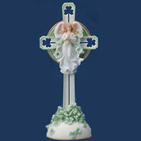 Irish Angel Cross with Stand - Seraphim Classics 84904