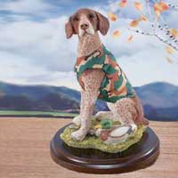 German Shorthair Pointer with Mallard Duck decoy - Sherratt & Simpson 89157