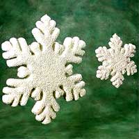 Papier-mâche Snowflakes - Snowbabies 69190