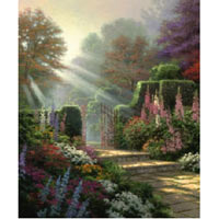 Garden Of Grace Canvas, G/P -16x20 - Thomas Kinkade Art 40830-1620GP