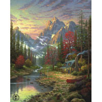 The Good Life Canvas, A/P -24x20 - Thomas Kinkade Art 41149-2420AP