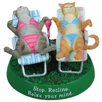 Stop. Recline. Figurine - Westland Giftware 11819