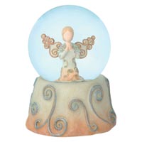 Praying Angel 85mm Waterglobe - Westland Giftware 1986