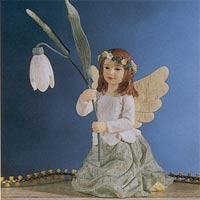 Snowdrops For Hope Angel - Wildflower Angels 36002