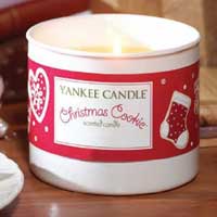 Christmas Cookie "Handmade with Love" Filled Crock - Yankee Candles 1075388